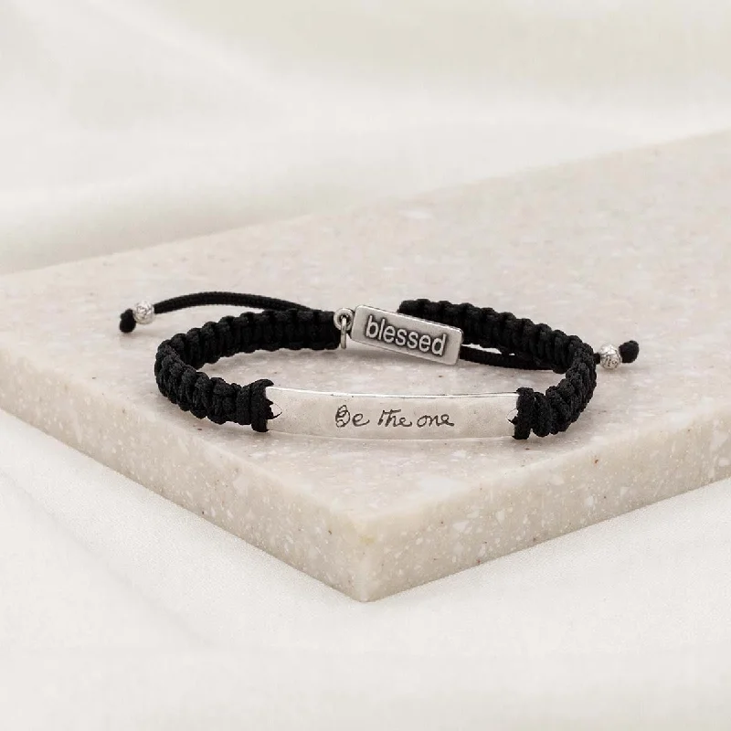 Recessed stone bracelet-Be the One Blessing Bracelet