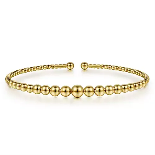 Glossy jet bracelet-Gabriel & Co.  Yellow Bujukan Cuff