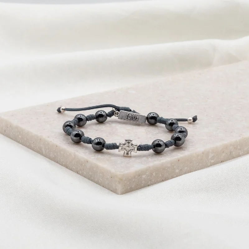 Smooth-cut bracelet-Honor Blessing Bracelet For Men