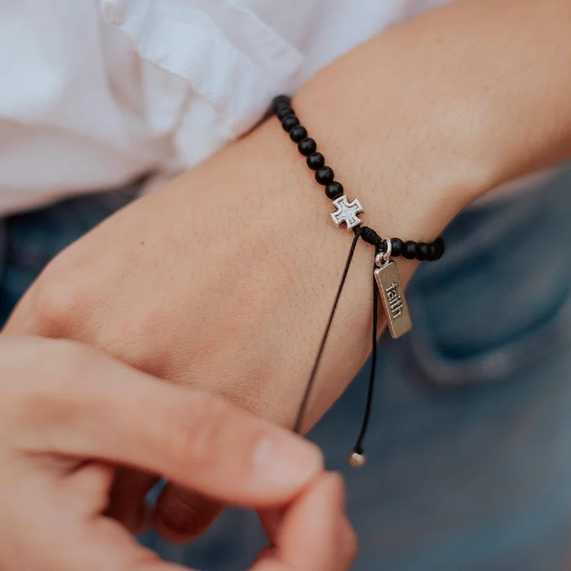 Frayed rim bracelet-Jesus Prayer Bracelet