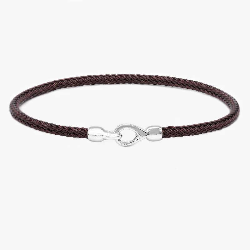 Winding design bracelet-Sailing Cable "Plata" Bracelet (Coffee)