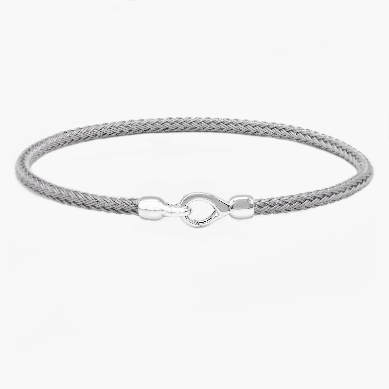 Rich howlite bracelet-Sailing Cable "Plata" Bracelet (Silver)