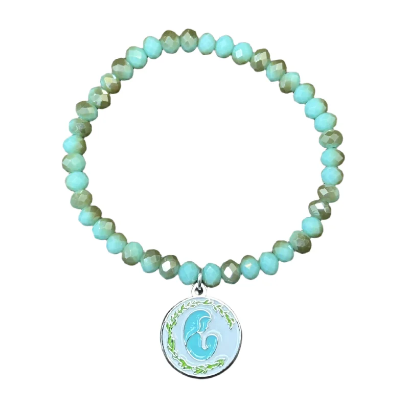 Tilted stone bracelet-Mother's Hope Bracelet