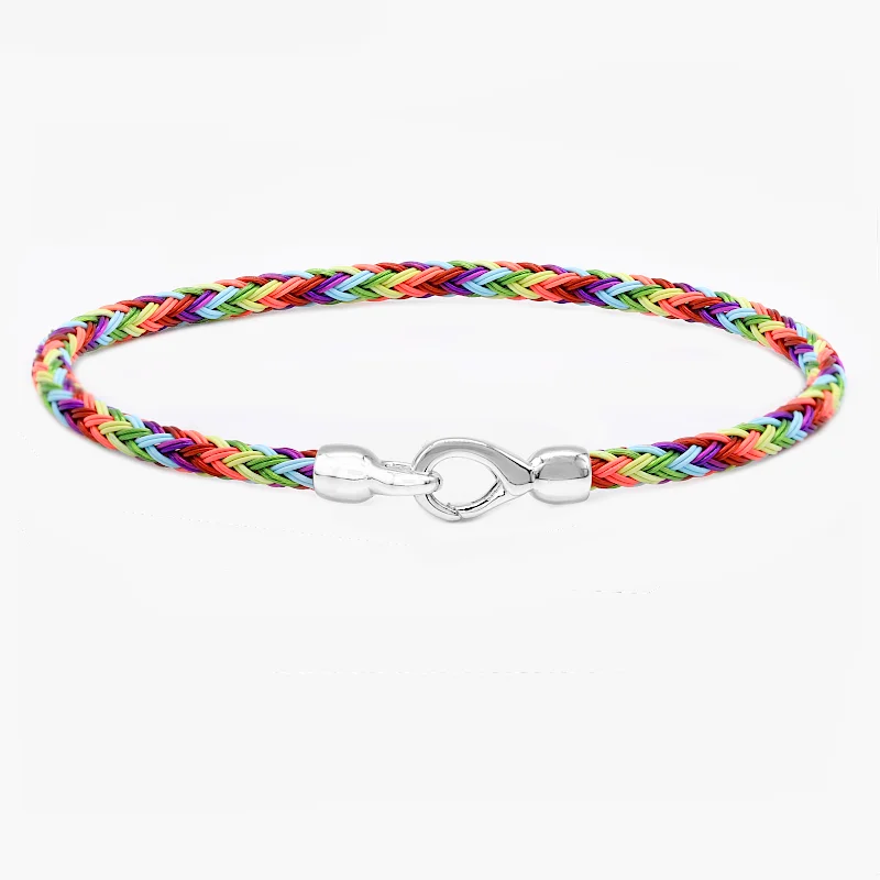 Welded gold bracelet-Sailing Cable "Plata" Bracelet (Multicolors)