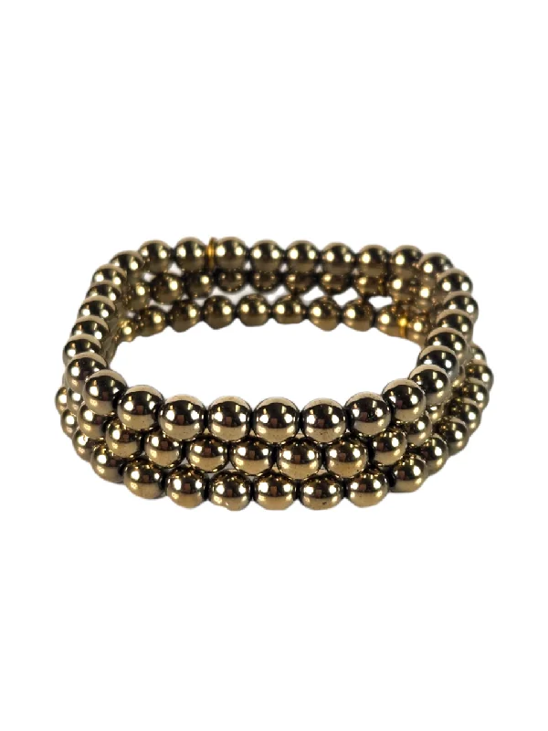 6mm Gold Hematite