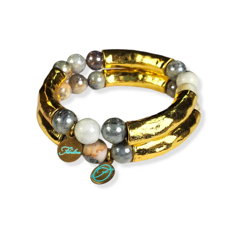 Connected band bracelet-The Tenley Opal Bracelet