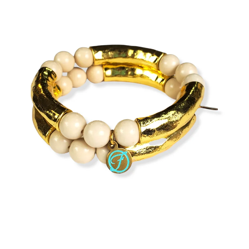 Orbit design bracelet-The Utopia Riverstone Bracelet