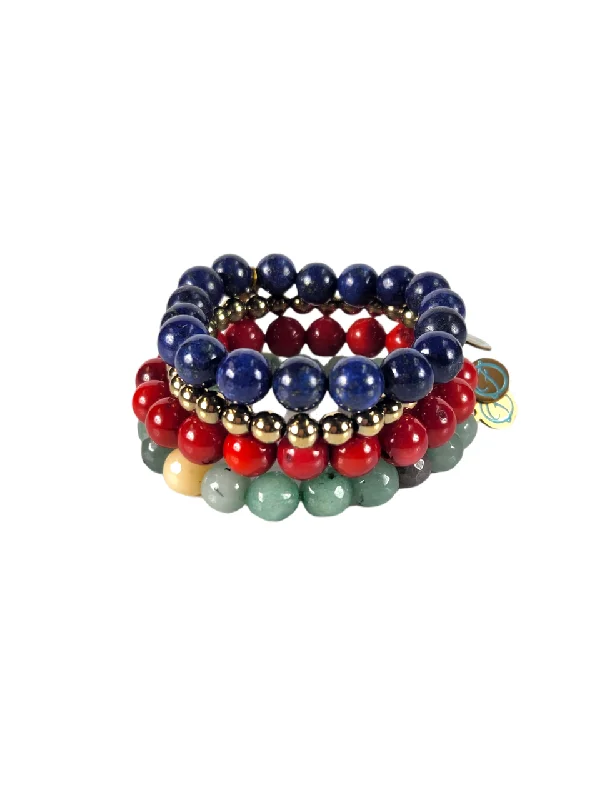 Bold sunstone bracelet-The Wren Bracelet Collection