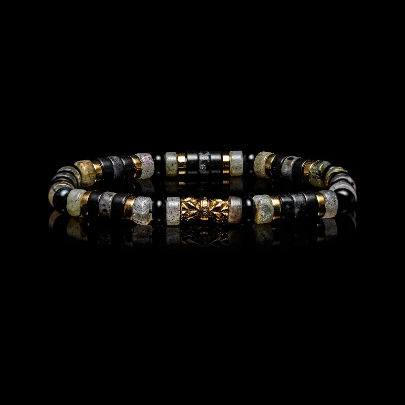 Slim-band bracelet-Wakkanda | Black Beaded Bracelet