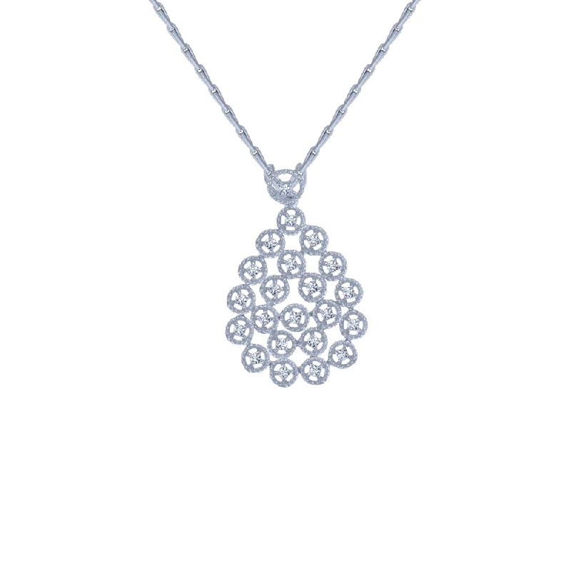 18KT (750) White Gold And Solitaire Pendant For Women