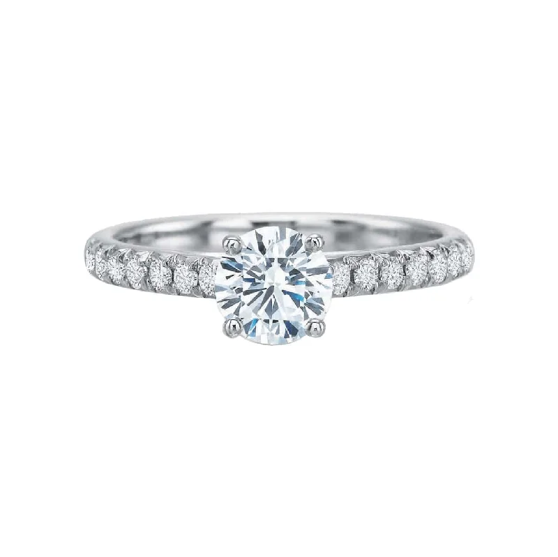 Vivid stone ring-New Aire Diamond Semi Mount Ring