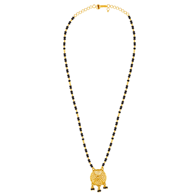 Drifting stone necklace-22k Yellow Gold Mangalsutra