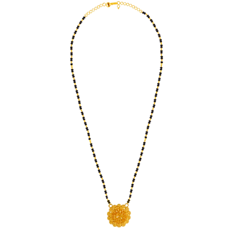 Split-level necklace-22k Yellow Gold Mangalsutra