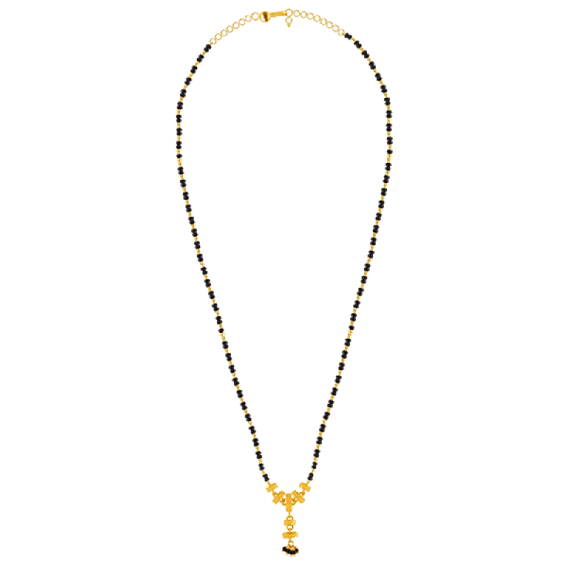 Twelve-gem necklace-22k Yellow Gold Mangalsutra