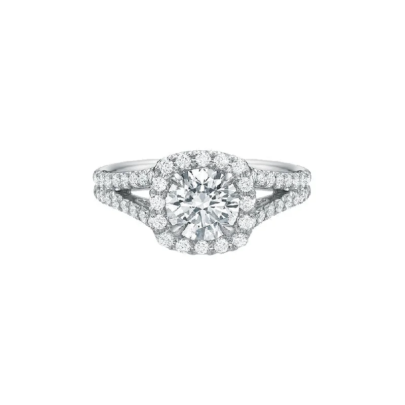 Laced ring-Elege Diamond Halo Ring