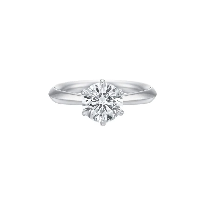 Fine braid ring-Classic Solitaire Setting