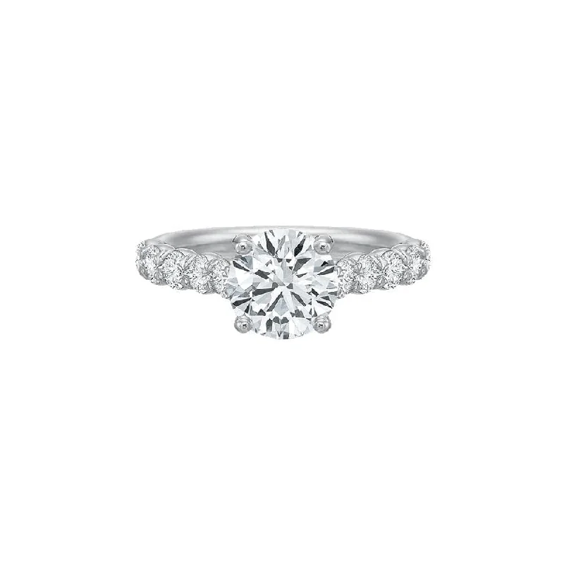 Extended diamond ring-Diamond Flush Fit Pave Setting