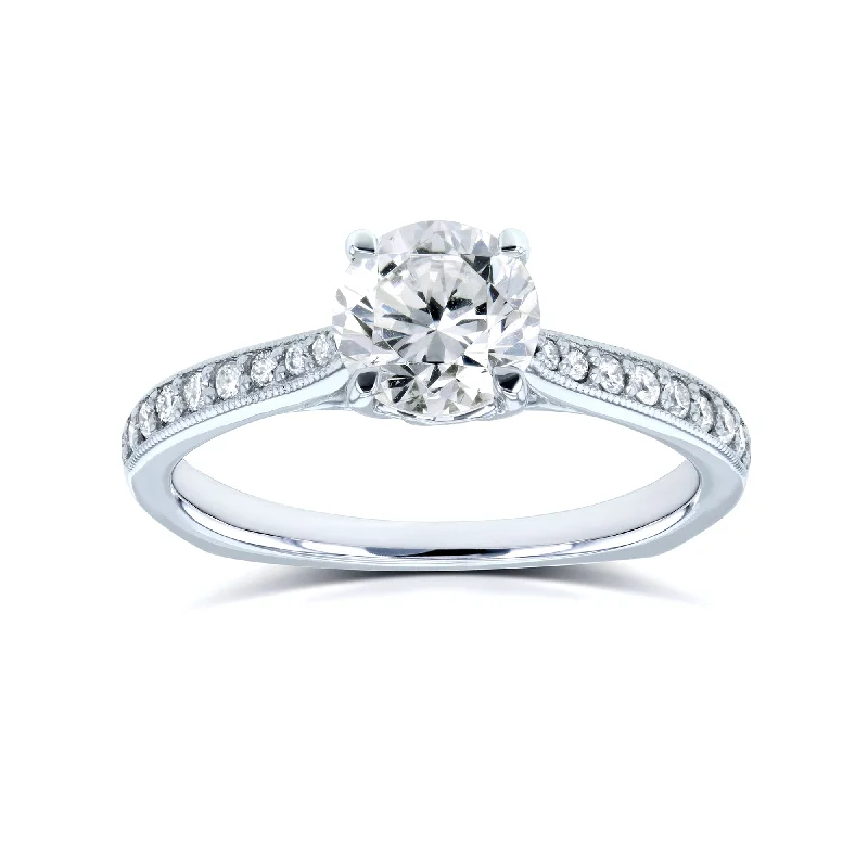 Orbit design ring-Euro Round - All Diamond 1-1/5ct.tw