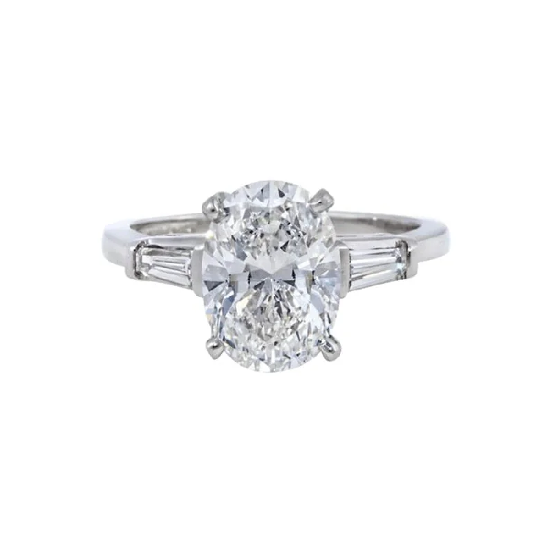 Flowing design ring-Diamond Semi Mount Ring