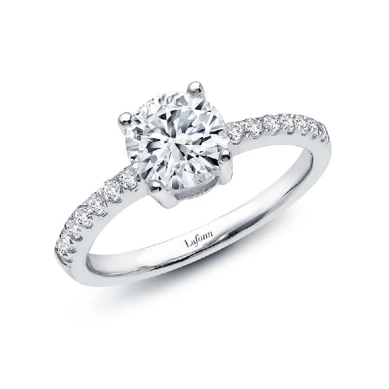 Narrow shank ring-LAFONN 1.54ct TW Solitaire Engagement Ring