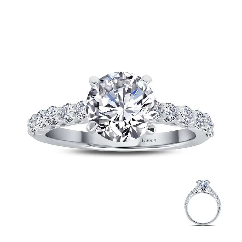 Halo-effect ring-LAFONN 2.52ct TW Solitaire Engagement Ring