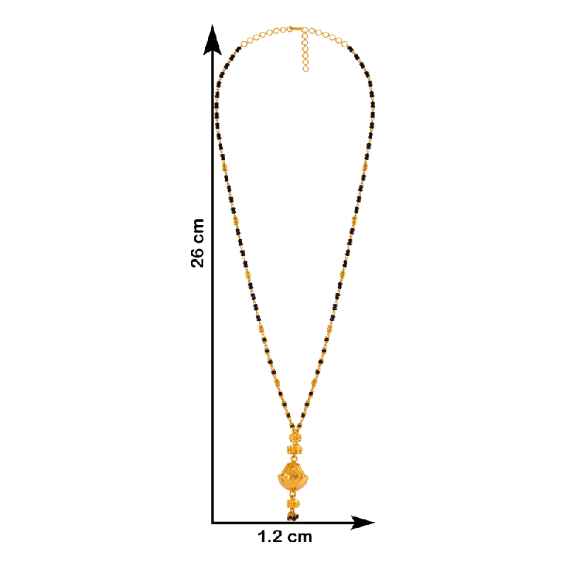 Untamed pearl necklace-P.c. Chandra Jewellers 22KT Yellow Gold Mangalsutra For Women