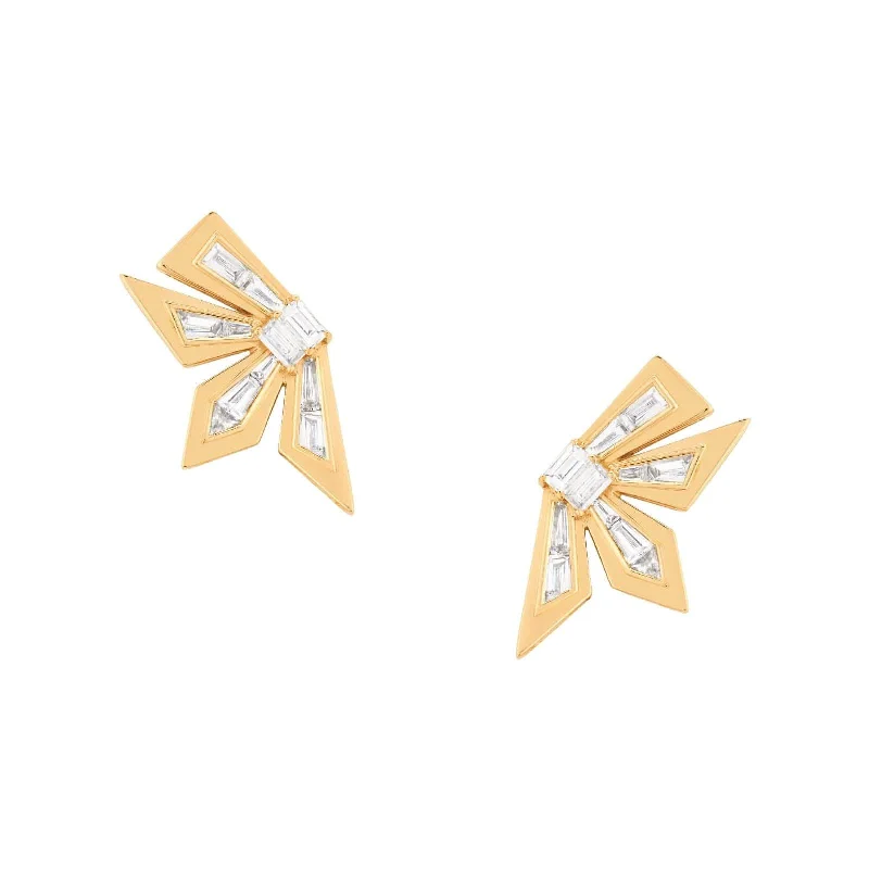 Halo-effect earrings-Dynamite Cascade Earcuffs